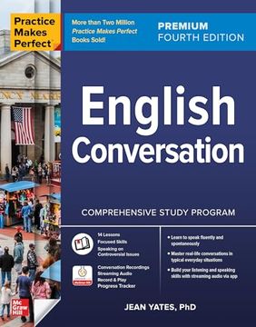 portada Practice Makes Perfect: English Conversation, Premium Fourth Edition (Practice Makes Perfect, Intermediate)