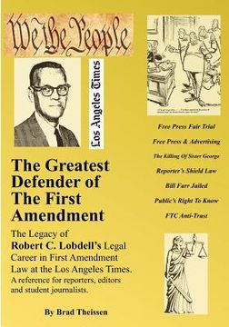 portada the greatest defender of the first amendment (en Inglés)