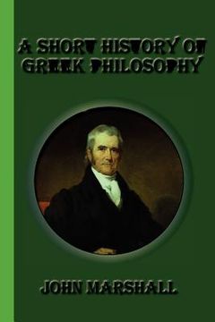 portada a short history of greek philosophy (en Inglés)