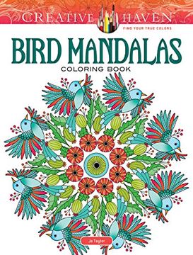 portada Creative Haven Bird Mandalas Coloring Book (en Inglés)