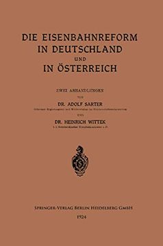portada Die Eisenbahnreform in Deutschland und in Österreich (en Alemán)