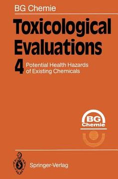 portada toxicological evaluations (en Inglés)