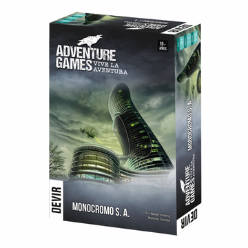 portada Adventure games: Monocromo