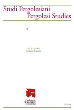 portada Studi Pergolesiani- Pergolesi Studies: A Cura Di / Edited by Simone Caputo (en Italiano)