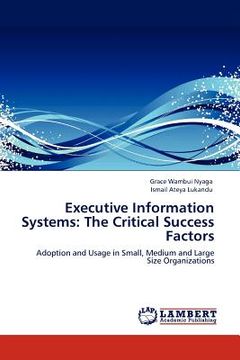 portada executive information systems: the critical success factors (en Inglés)
