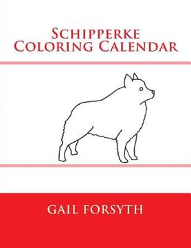 portada Schipperke Coloring Calendar (en Inglés)