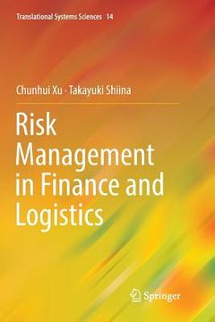 portada Risk Management in Finance and Logistics (en Inglés)
