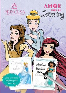 portada Disney Princesas. Amor por el Lettering