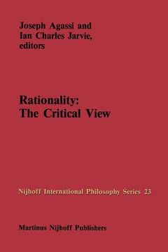 portada Rationality: The Critical View (en Inglés)
