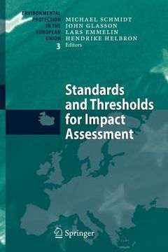 portada standards and thresholds for impact assessment (en Inglés)