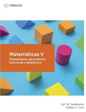 portada Matematicas v: Pensamiento Geometrico, Funciones y Estadistica