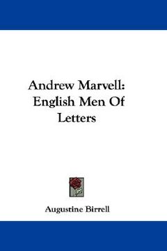 portada andrew marvell: english men of letters (en Inglés)