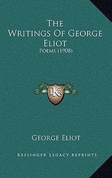 portada the writings of george eliot: poems (1908) (en Inglés)