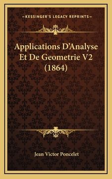 portada Applications D'Analyse Et De Geometrie V2 (1864) (in French)