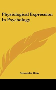 portada physiological expression in psychology (en Inglés)