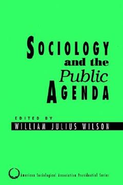 portada sociology and the public agenda (en Inglés)