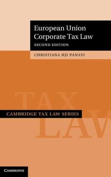 portada European Union Corporate tax law (Cambridge tax law Series) (en Inglés)