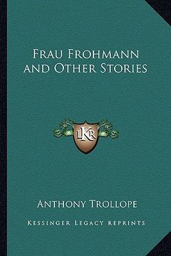 portada frau frohmann and other stories (en Inglés)