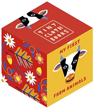 portada My First Farm Animals: A Cloth Book With First Animal Words (Tiny Cloth Books) (in English)