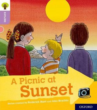 portada Oxford Reading Tree Explore With Biff, Chip and Kipper: Oxford Level 1+: A Picnic at Sunset (en Inglés)