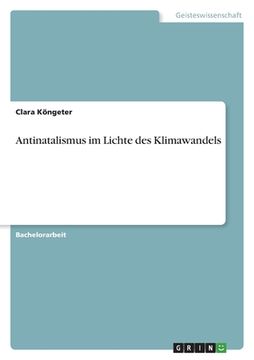 portada Antinatalismus im Lichte des Klimawandels (en Alemán)