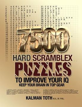 portada 7500 Hard Scramblex Puzzles To Improve Your IQ