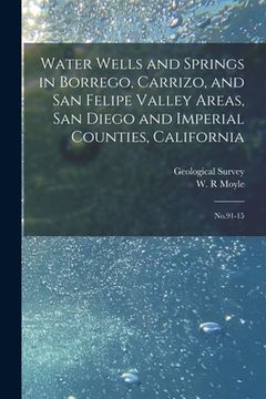 portada Water Wells and Springs in Borrego, Carrizo, and San Felipe Valley Areas, San Diego and Imperial Counties, California: No.91-15 (in English)