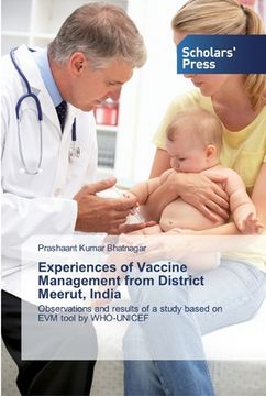portada Experiences of Vaccine Management from District Meerut, India (en Inglés)