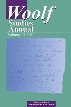 portada Woolf Studies Annual Volume 19 (en Inglés)