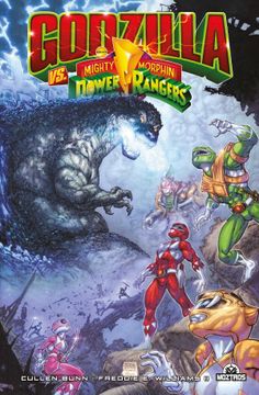 portada Godzilla vs Mighty Morphin Power Rangers (in Spanish)