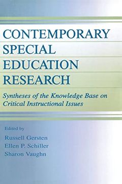 portada Contemporary Special Education Research: Syntheses of the Knowledge Base on Critical Instructional Issues (en Inglés)