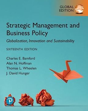 portada Strategic Management and Business Policy (in English)