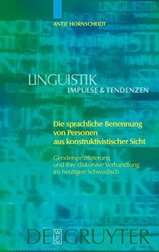 portada Die Sprachliche Benennung von Personen aus Konstruktivistischer Sicht (en Alemán)
