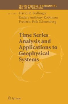 portada Time Series Analysis and Applications to Geophysical Systems (The ima Volumes in Mathematics and its Applications) (en Inglés)