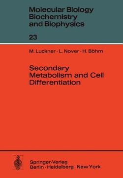 portada secondary metabolism and cell differentiation (en Inglés)