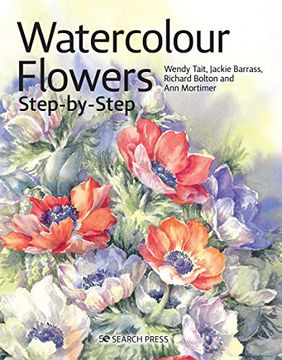 portada Watercolour Flowers Step-By-Step (en Inglés)