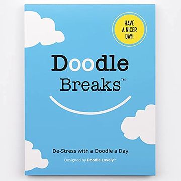 portada Doodle Breaks Notepad: De-Stress With a Doodle a day (Doodle Lovely) (en Inglés)