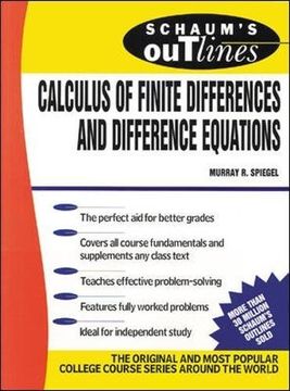 portada Schaum's Outline of Calculus of Finite Differences and Difference Equations (en Inglés)