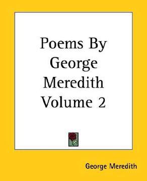 portada poems by george meredith volume 2 (en Inglés)