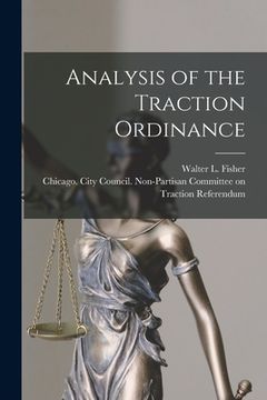 portada Analysis of the Traction Ordinance (en Inglés)