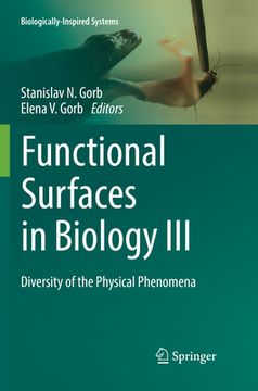 portada Functional Surfaces in Biology III: Diversity of the Physical Phenomena (en Inglés)