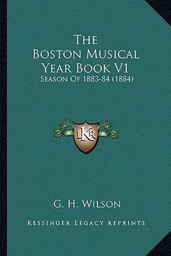 portada the boston musical year book v1: season of 1883-84 (1884)