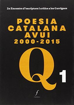portada Poesia catalana avui 2000-2015 (Quaderns de Bellaguarda)