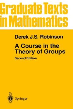 portada a course in the theory of groups (en Inglés)
