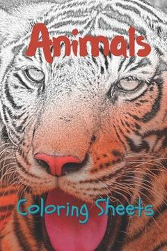 portada Animals Coloring Sheets: 30 Animals Drawings, Coloring Sheets Adults Relaxation, Coloring Book for Kids, for Girls, Volume 14 (en Inglés)