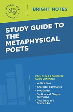 portada Study Guide to the Metaphysical Poets (Bright Notes) 