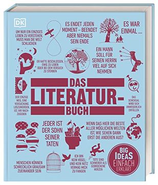 portada Das Literatur-Buch: Wichtige Werke Einfach Erklärt (en Alemán)