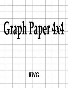 portada Graph Paper 4x4: 200 Pages 8.5" X 11" (en Inglés)