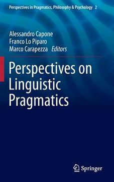 portada Perspectives on Linguistic Pragmatics (en Inglés)