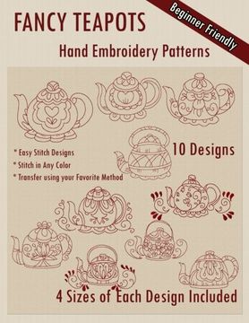 portada Fancy Teapots Hand Embroidery Patterns (en Inglés)